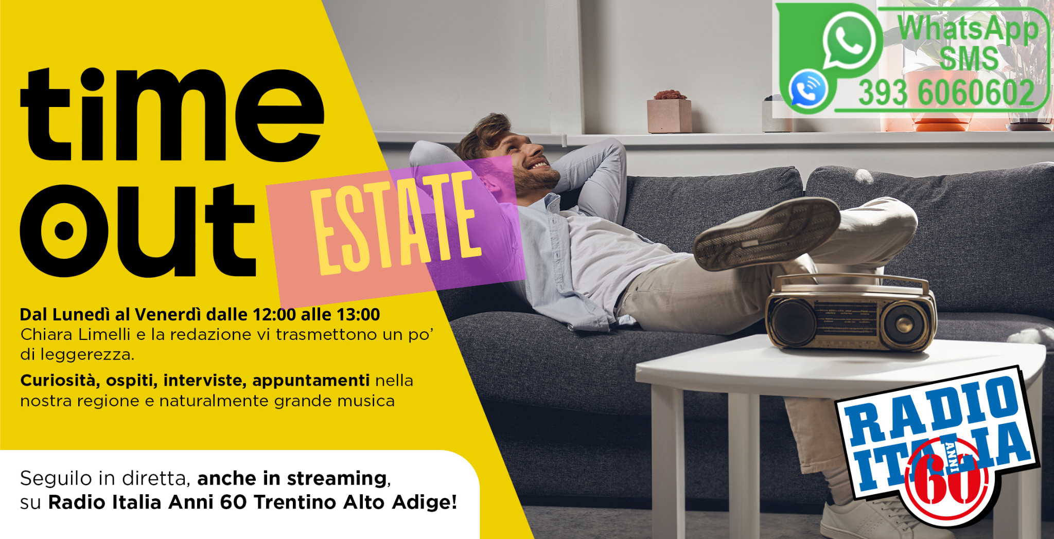 TIME OUT - SEI SU RADIO ITALIA ANNI 60 [PODCAST]
